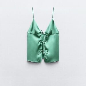 Zara Satin Top